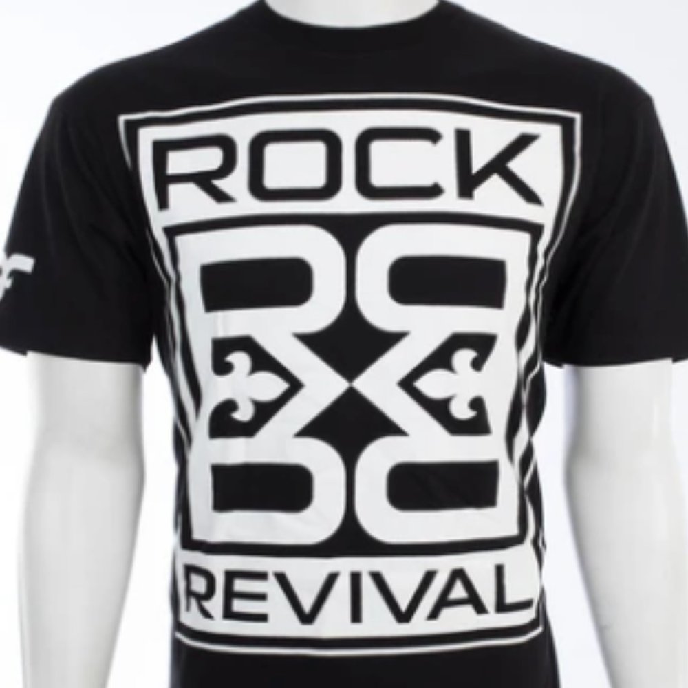 ROCK REVIVAL Mens Short Sleeve FARROW Crewneck T-Shirt
